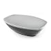 Fineline settings Luau Bowl Flat Plastic Lids-12 | Platter Pleasers | Pack of 50 Lids, 12 inches, Clear