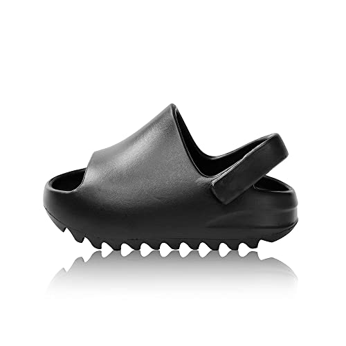 Image of Sevrx Toddler Little Kids Slides Sandals, Kid Summer Slip On Slides Sandals,Slippers with Strap Anti-slip Water Shoes，Indoor Outdoor Lightweight Slippers Sandals for Boys and Girls