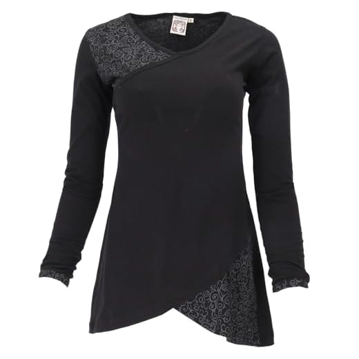 Guru-Shop Hippie minikleid Boho Chic, Tunika, dam, bomull, kort kläder alternativ kläder