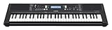 YAMAHA Teclado digital PSR-E373 RML - Teclado para principiantes con 61 teclas sensibles al tacto, vale para una lección remota de Music School, en color negro