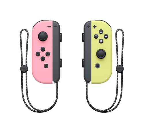 Image of KingBoo Joy-Con Controller Compatible for Nintendo Switch (Pastel Pink /Pastel Yellow)