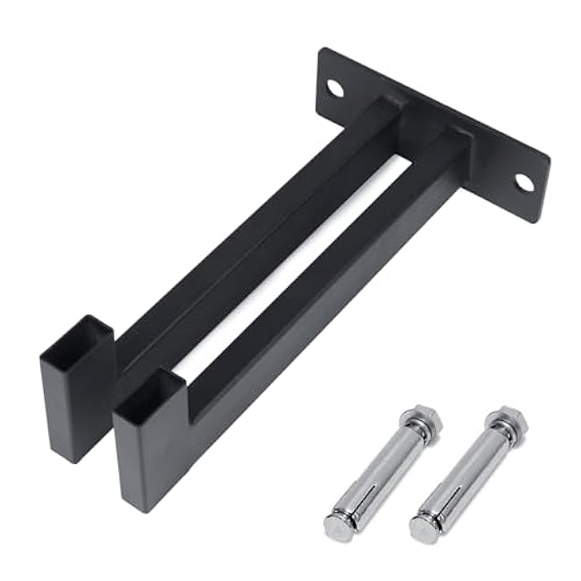 Olympic Barbell Hanger,Garage Gym Bar Wall Rack,Vertical Barbell Mount Rack, Gym Rack Organizer, Home Gym Accessories Hanger, Wall Mount Hooks for Olympic Barbells