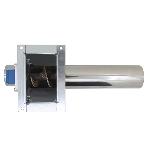 Förderschnecke pellets mit motor pelletmotor 2rpm 3.5rpm förderspirale transportschnecke pelletförderschnecke schneckenmotor pelletofen brenner