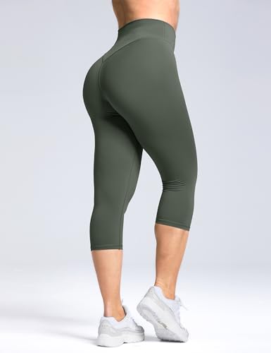 Olmlmt No Front Seam Workout Leggings for Women Tummy Control Butt Lifting Leggings Buttery Soft Gym Yoga Pants