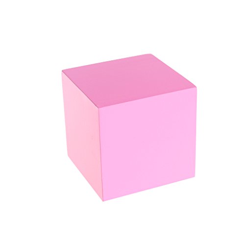 cici store 10 peças Montessori Sensorial Brinquedos de Madeira Blocos de Montar – Materiais Rosa Con