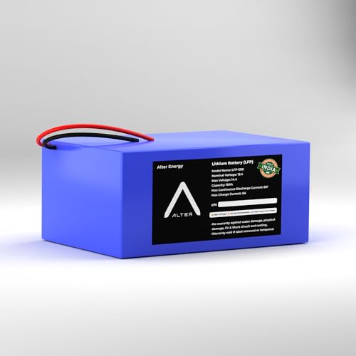 Image of Alter Energy 12V 18Ah LiFePO4 Battery | 12-Year Life | Deep Cycle Lithium Battery for Sprayer Pump, Solar, Inverter, UPS, E-Toys | 2500+ Cycles | Built-in BMS (LFP-1218)