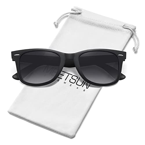Image of MEETSUN Polarized Sunglasses for Women Men Classic Retro Square Frame Driving Sun Glasses UV Protection