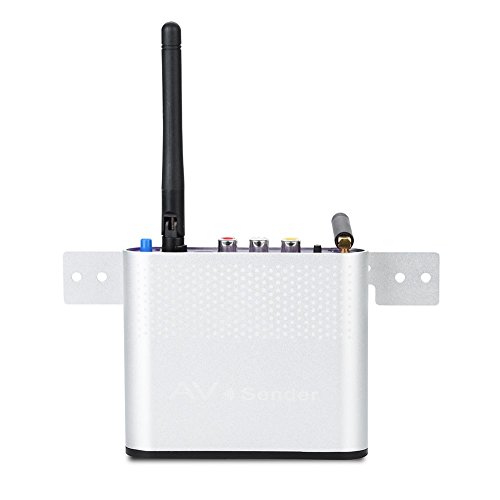 Wireless Audio Video Av Hd Tv Sender Transmitter-Receiver,8 Channel 2.4GHz 437yd Data Transmission Digital Signal Transmitter for Different Audio&Video White(us) - Thumbnail 5