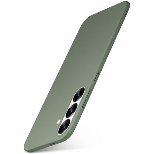 moex Alpha Coque pour Samsung Galaxy S25 - Ultra fine, housse de protection avec protection de caméra surélevée, étui mince en hardcase, coque arrière, la...
