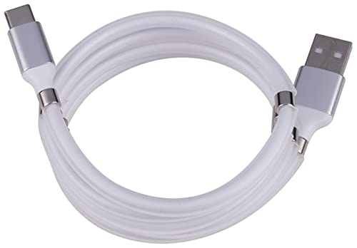 Preisvergleich Produktbild Grundig USB-C-Kabel - Ladekabel - Magnetisch - 1 Meter - Weiß