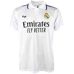 Real Madrid Camiseta Primera Equipación de la Temporada 2022-2023 - Replica Oficial con Licencia Oficial Adulto (L)