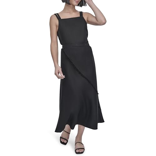 DKNY Women's Lightweight Linen Midi Skirt2