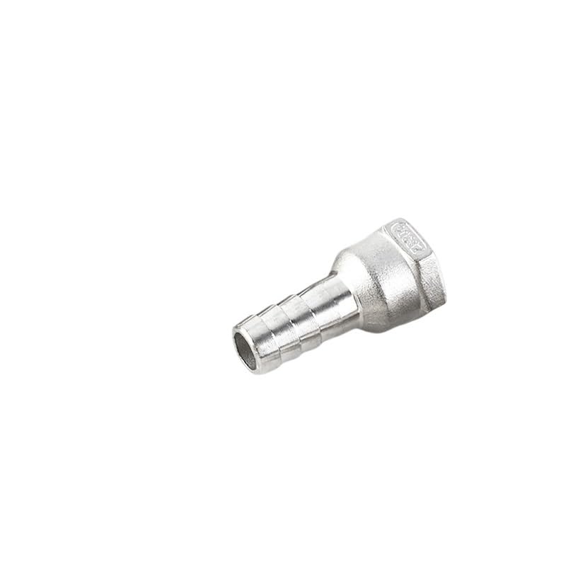 YKMYXZ， Schlauchanschlussstück 6/8/10/12/14MM SS304 Edelstahl-Rohrverschraubung 1/8" 1/4" 3/8" 1/2" BSP Buchse Verbindungsstück Koppler Adapter(12mm Barb,1/8")