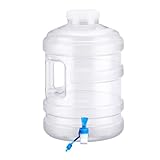 kowaku Water Container with Faucet Large Drink Dispenser Water Can Water Carrier Water Jug for RV Handwashing Driving Picnic Outdoor