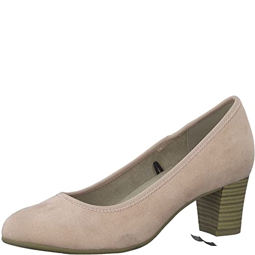Jana Damen Pumps mit Blockabsatz Vegan, Rosa 1 (Rosa), 38 EU