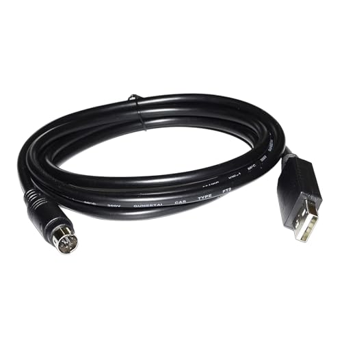 USB to MINI DIN 8 PIN MD8 MALE RS232/RS485 CONVERTER SERIAL COMMUNICATION CABLE(3 metres,RS232 SIGNAL)