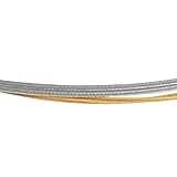 Artikelnummer: DS10.bi. Ernstes Design Halskette, Kette, Drahtseil 10-fach Bicolor mit Bajonett-Verschluss DS10C.Bi (50)