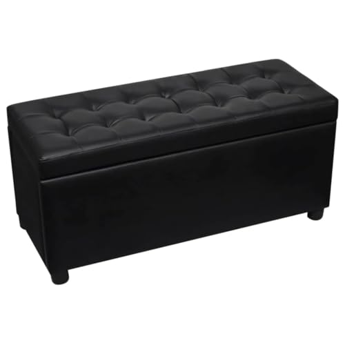 Banc de rangement en simili cuir pour optimiser l'espace - 2