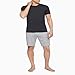 Calvin Klein Men's Cotton Stretch Undershirt Packs, 3 Black-Crewneck, Large