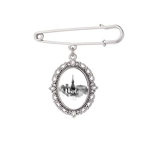 Broche Italie Naples pour chemise et robe bohème chic