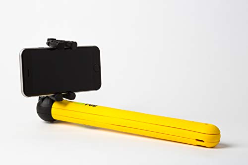 3Pod Super Duty Flexible Tripod And Selfie Stick Action Pole–Flexible Tripod That Can Be Set, Wrapped, Hung And Clung Practically Anywhere–For Smartphones, Action Cams, And Dslr Cameras(Yellow)32046 #TOP2