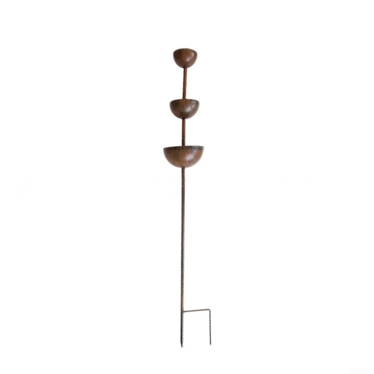 Bronze Rain Catcher Garden Ornament 71cm Tall