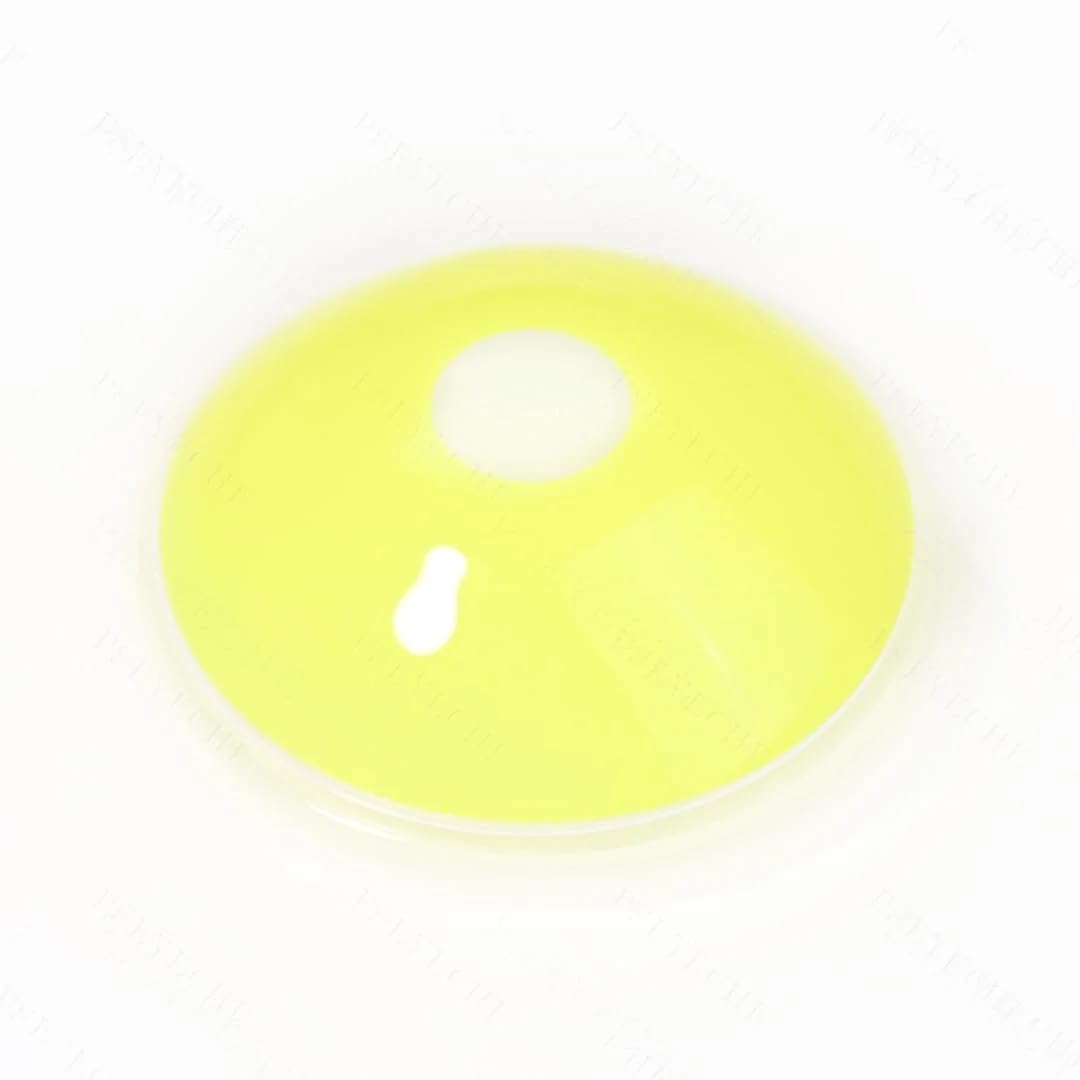 Soczewka kontaktowa twardowkowa - Yellow - 1 para 2 soczewek - Do uzytku przez 1 rok - Bez mocy - COSPLAY - HALLOWEEN