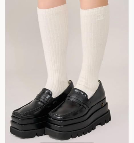 【新品未開封】Darich エナメルプラットフォームローファー M ダーリッチ Darich エナメルプラットフォームローファー （ブラック