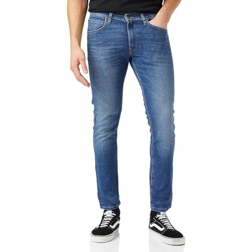 Lee LUKE Pantalones para Hombre, FRESH BLUE, 28/32 EU