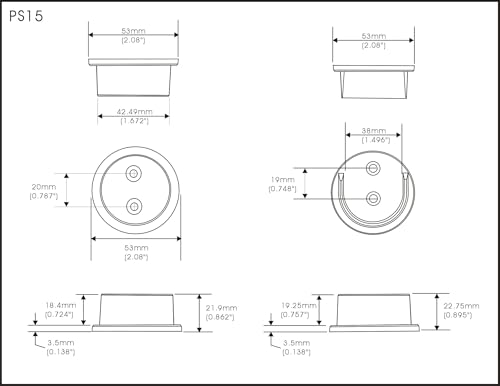 Support tringle placard 38mm blanc en laiton ultra résistant