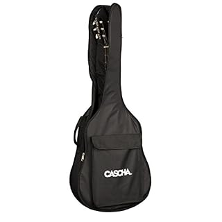 CASCHA HH 2023 Housse rembourré pour Guitare Classique Noir - Les Beatles, Paul McCartney, John Lennon, RIngo Starr, George Harrison CASCHA HH 2023 Housse rembourré pour Guitare Classique Noir – Image 2