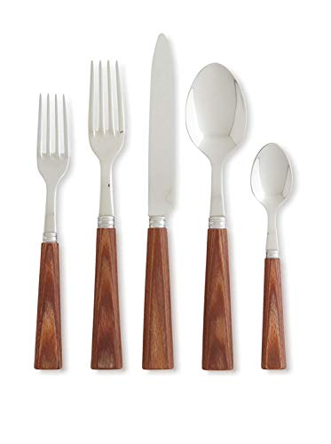 Sabre Natura 20-Piece Service for 4 Natural Wood Flatware Set