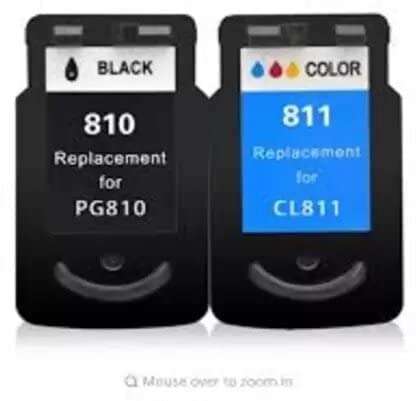 IMPRINTEᵀᴹ PG 810 & PG 811 Combo Ink CARTRIDGES for USE in Canon Mp 245, Mp 276, Mp 486, Mx 416, Ip2772, IP 2770, Mp 258, Mp 287, Mp 496, Mp 497, Mp 287, Mx 328, Mx 347, Mx 357