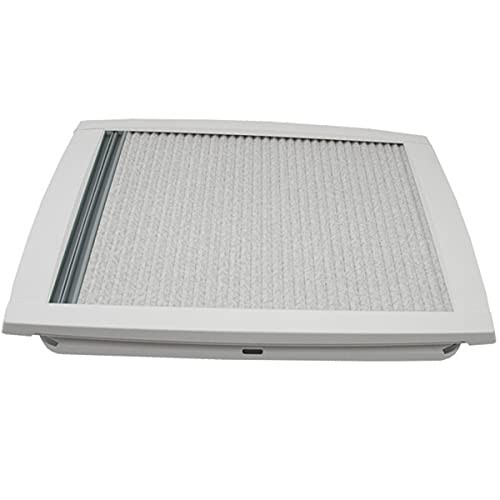 MPK VisionStar L pro getönte Panorama Klarglas Dachluke Dachfenster Dachhaube 70 x 50 in signalweiß