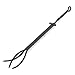 Minuteman International Rope Handle Single Tool, Fireplace Tongs, Standard 28-in, Black
