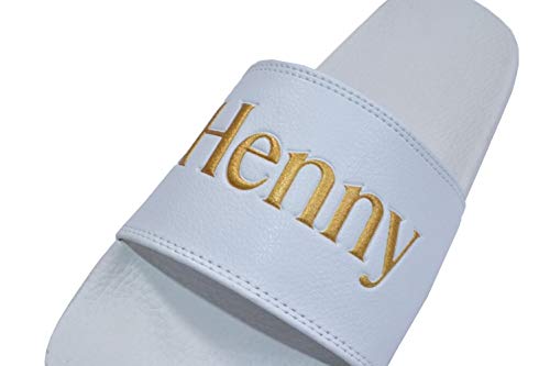 Henny Slides Black Gold Slip On Men's Sandals3