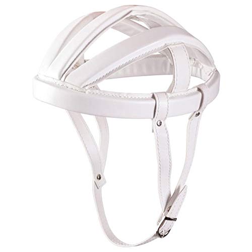 Casque boudin vélo vintage blanc résout le look rétro pour course 60 70