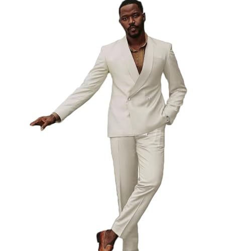Men's Suits 2-Piece Set Classic Fit Wedding & Prom Suit Two-Tone Blazer & Pants
