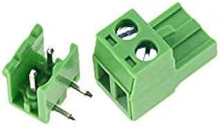 10sets Right Angel 2 3 4 5 6 7 8 9 10 12 pins Terminal Plug 300V 10A ht5.08 5.08mm Connector PCB Screw Terminal Blocks - (Color Name: 2P)