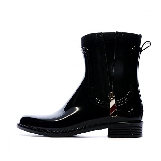 Tommy Hilfiger Weather Explorer, Botas de Moda Mujer, Black