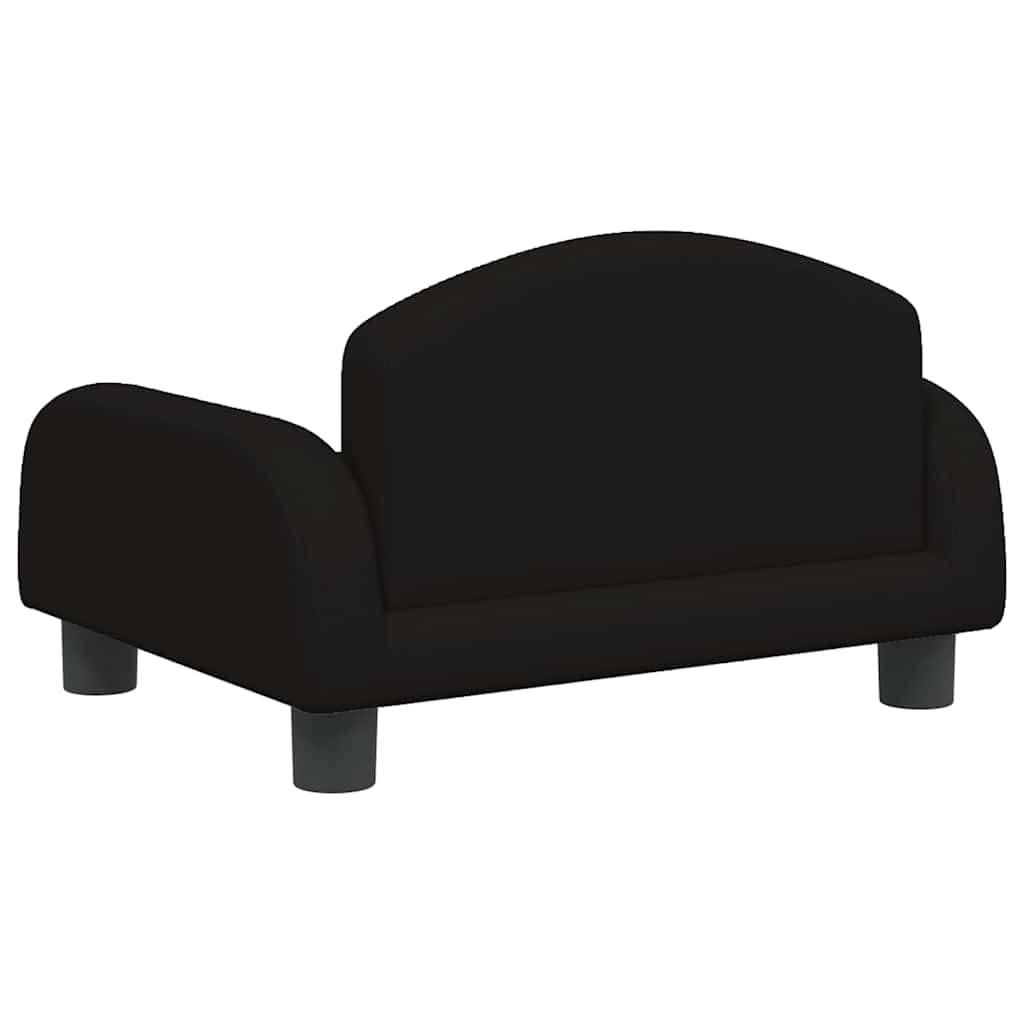 Cuccia per cani in tessuto nero, 50 x 40 x 30 cm, con fondo antiscivolo, morbida imbottita, accogliente e delicata sulle articolazioni, ideale come cuccia per cani, cuscino per animali