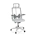 Produktbild hjh OFFICE 790019 Profi Bürostuhl ARCEO W Stoff/Netz Hellgrau Drehstuhl ergonomisch, Lordosenstütze verstellbar