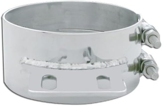 Replacement For PETERBILT 379 YEAR 2000 STAINLESS STEEL 6 INCH STRAIGHT CLAMP by Technical Precision
