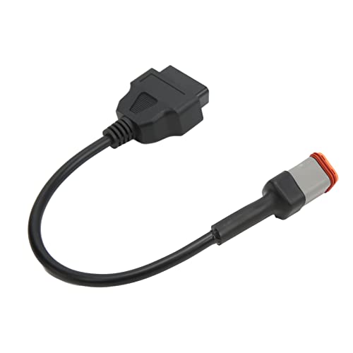 Ranvo Câble de Scanner OBDII à 6 Broches, Adaptateur de Diagnostic OBD2 en Plastique ABS Puissant, économe en Carburant, Conduite Cover