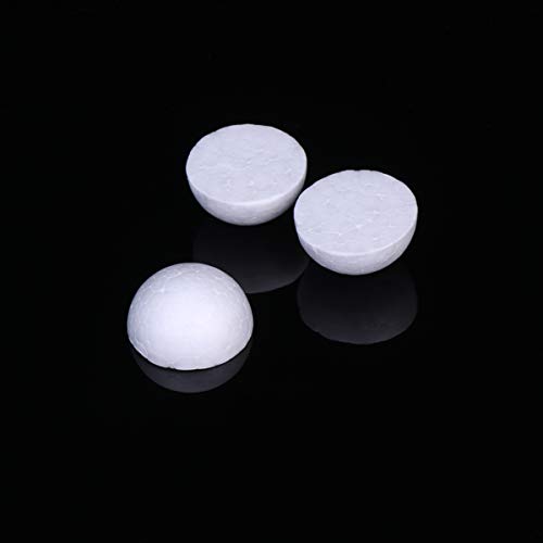 MILISTEN Gladde Schuimbal 200 Stks 3 Cm Schuim Halve Bal Modellering Kerst Ambachtelijke Bal Piepschuim Bloemstuk Diy… - Image 5