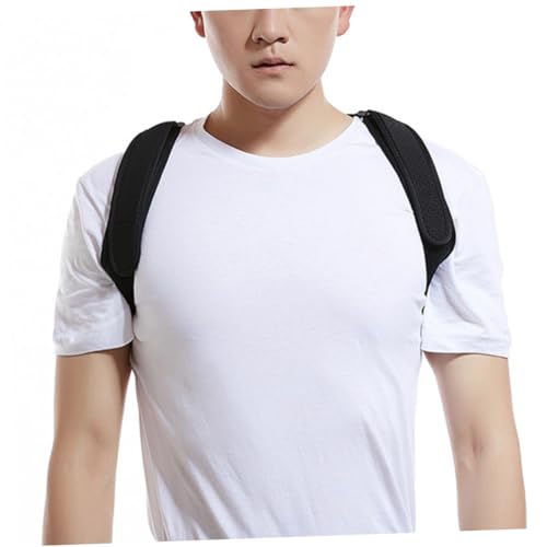 Holibanna 1Pc Invisible Hunchback Posture Belt for Adults Elastic Sitting Posture Support Shoulder Belt for Men Women Fits All