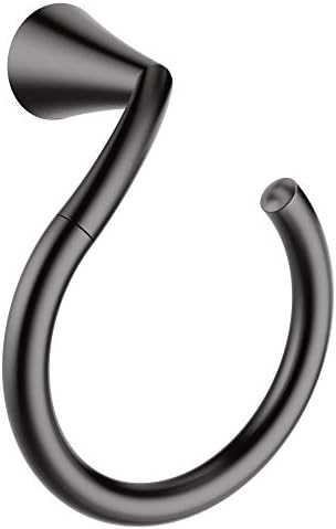 Moen YB2386BL Glyde -Towel Ring, Matte Black image 5