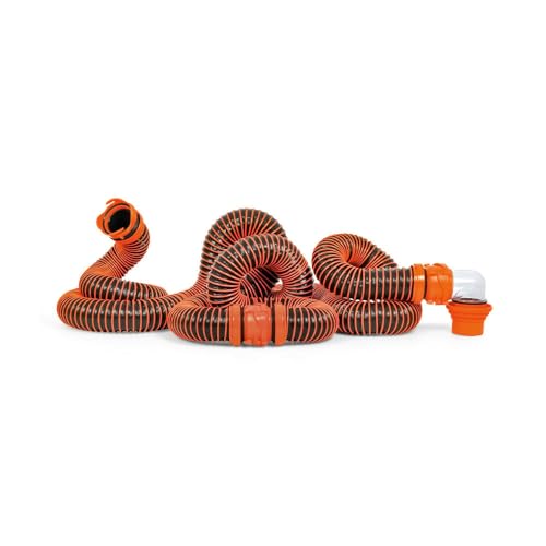 Camco RhinoEXTREME 15-Foot Camper/RV Sewer Hose Kit | Featur...
