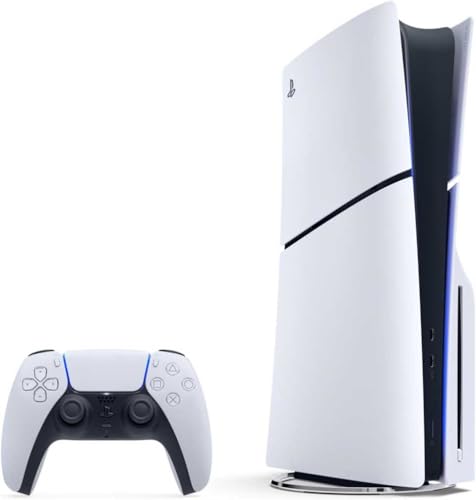 Sony, Console PlayStation 5 Édition Standard 1 To avec lecteur Blu-ray 4K, SSD Ultra-Rapide, Audio 3D, Ray Tracing, 1 Manette DualSense avec Retour Haptique et...