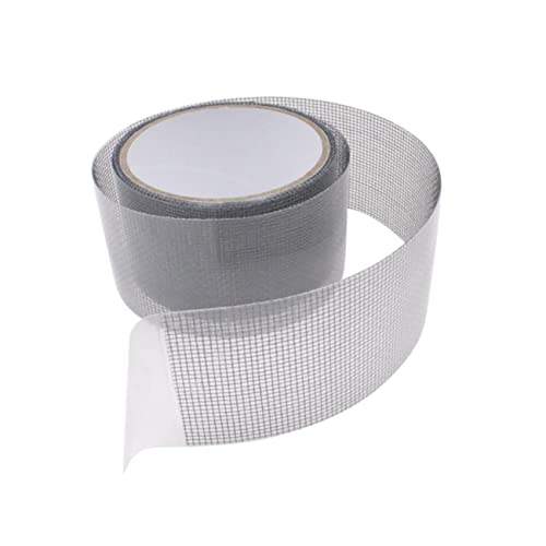 NUOBESTY 1Rollo Malla Autoadhesiva Para Reparación Malla De Pantalla De Ventana Para Sellar y Reparar Grietas Mosquiteros